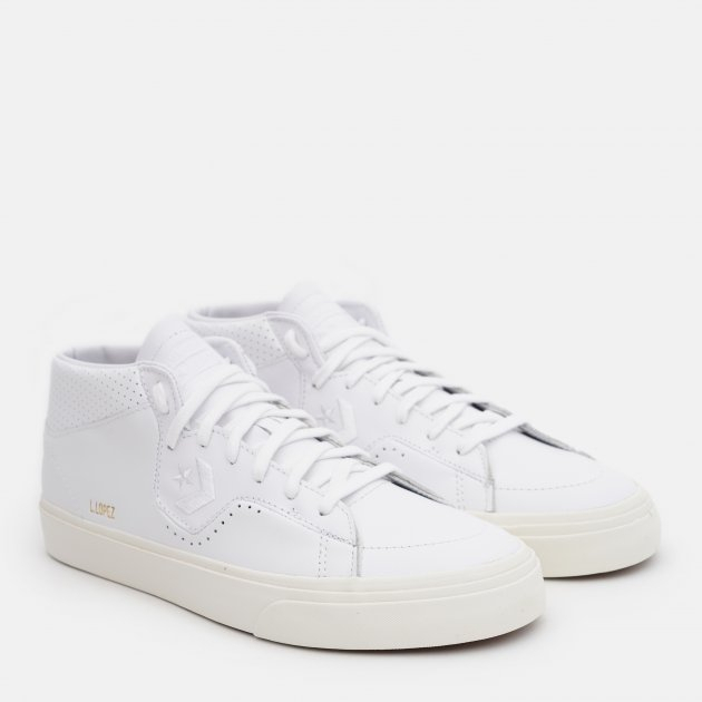Converse CONS X Louie Lopez Pro Signature Skate Mono Leather Mid White