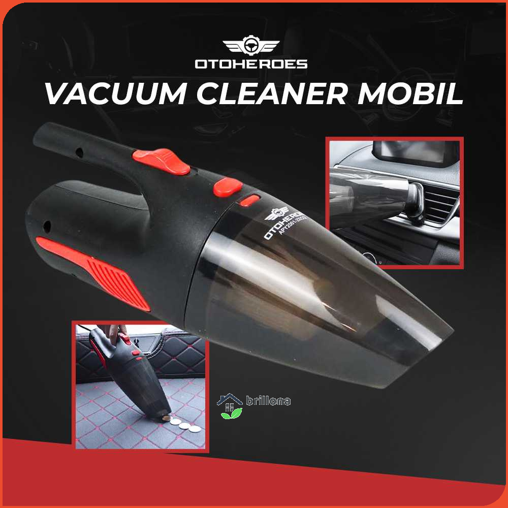 Vacuum Cleaner Penyedot Debu Mobil 12V 120W - OTOHEROES APY2001-2XCQ - Black