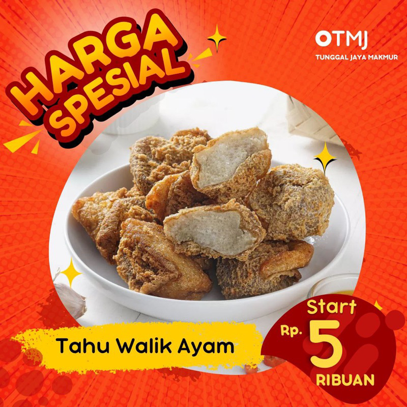 

Tahu Walik Ayam Premium Gratis Saos Cocolan