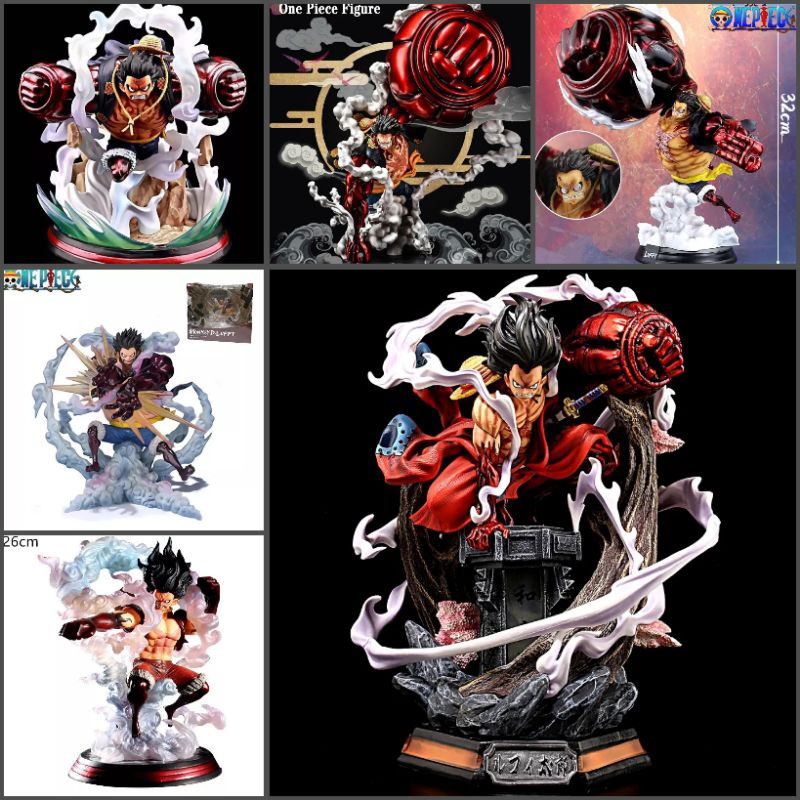 Action Figure One Piece Monkey D Luffy Gear 4 King Kong Gun