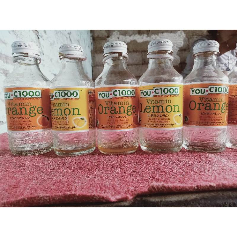 Botol Kaca Tebal Bekas UC 1000