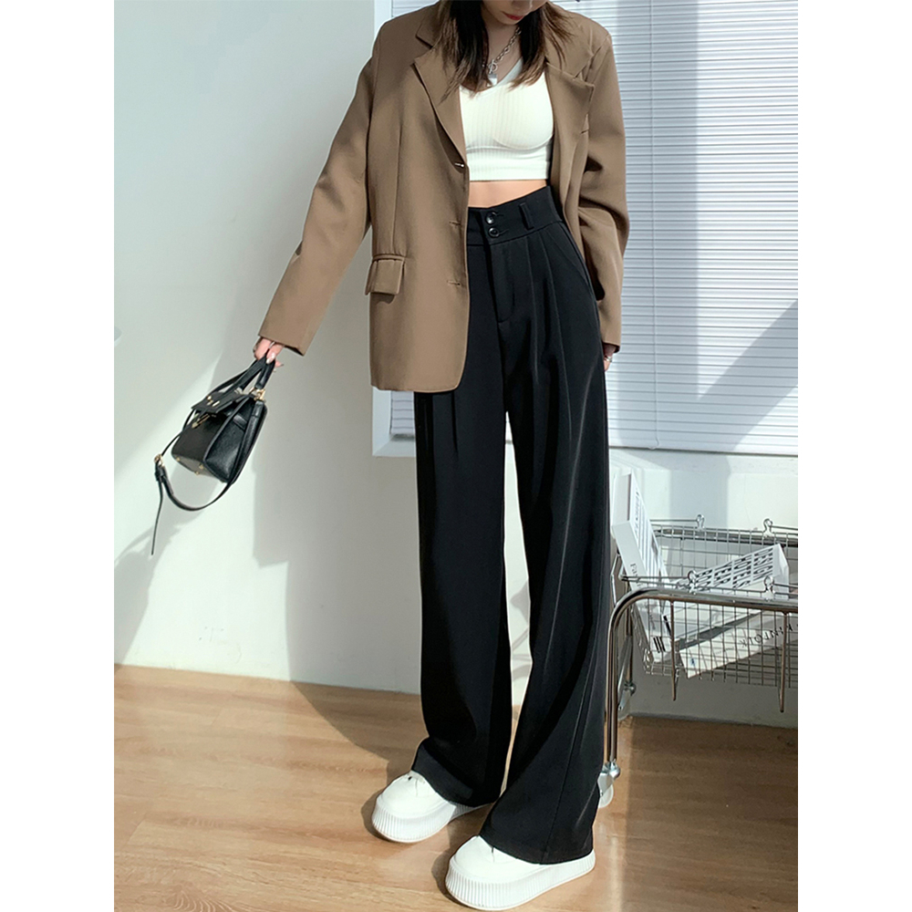Celana Wanita Kekinian Kulot Highwaist Casual Premium Kancing Korean Style Celana Panjang