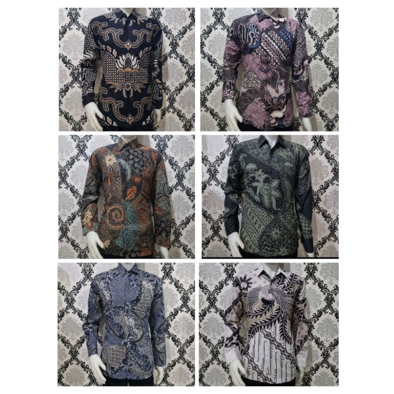 KEMEJA BATIK BATU RADEN PANJANG SLIMFIT || BATIK PANGERAN GROSIR || BAJU BATIK || MODEL BAJU BATIK || BATIK TERKINI M L XL XXL