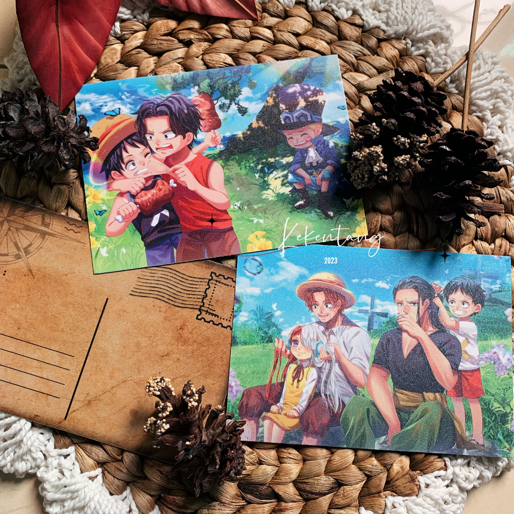 

ONE PIECE POSTCARD by kekentang