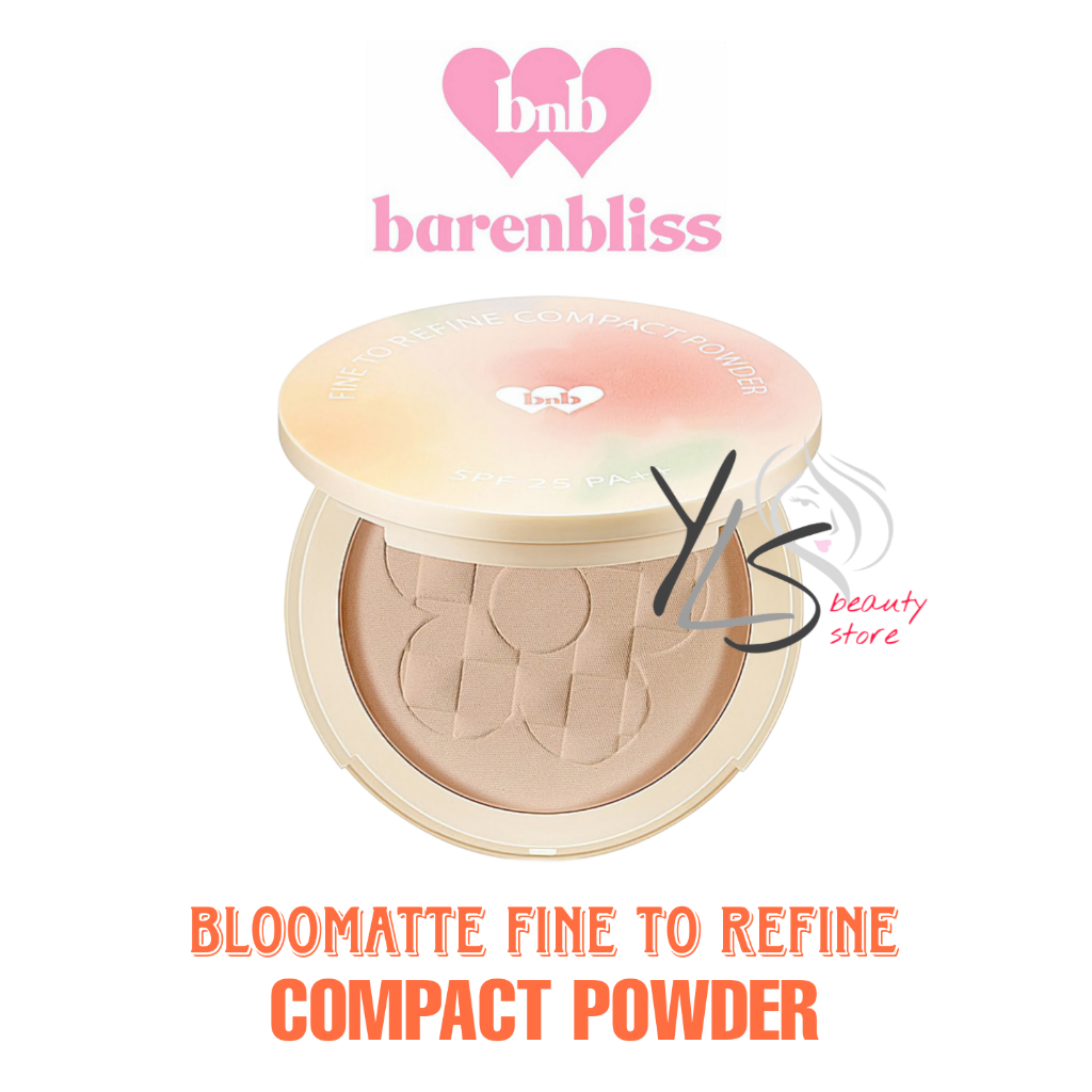 BNB BARENBLISS COMPACT POWDER Bloomatte Fine to Refine - TERDAFTAR BPOM - COMPACT POWDER BNB MURAH