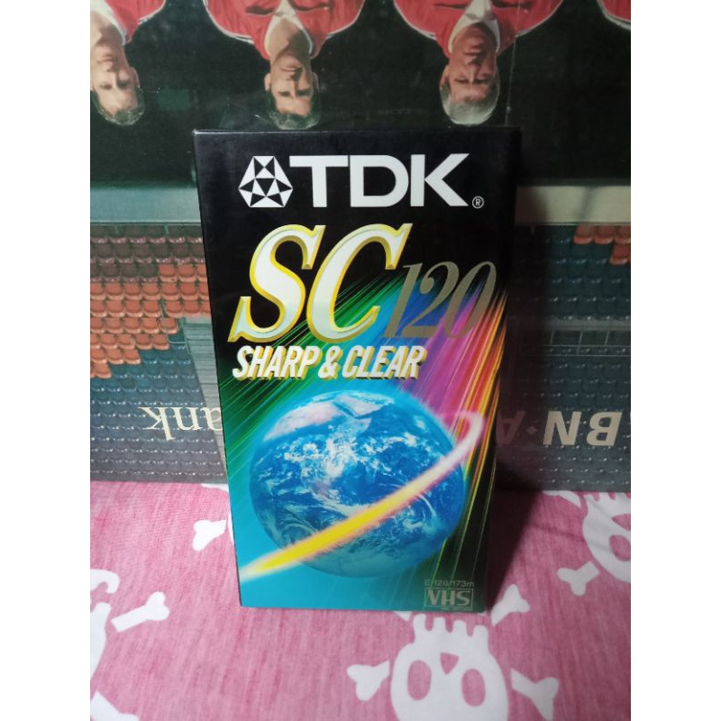 Kaset Video Vhs Kosong TDK E-120
