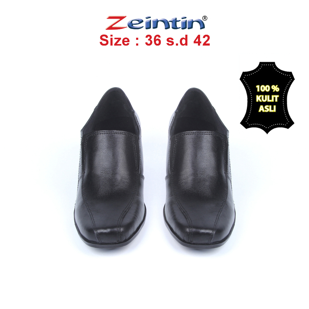 Zeintin - Sepatu Pantofel Wanita Bahan Kulit Asli Sepatu Pantofel Wanita Fashion Wanita Terbaru Original Zeintin BJ