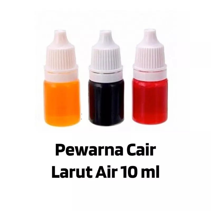 

Pewarna Cair Kosmetik Water Soluble Larut Air Cosmetic Grade 10 ml