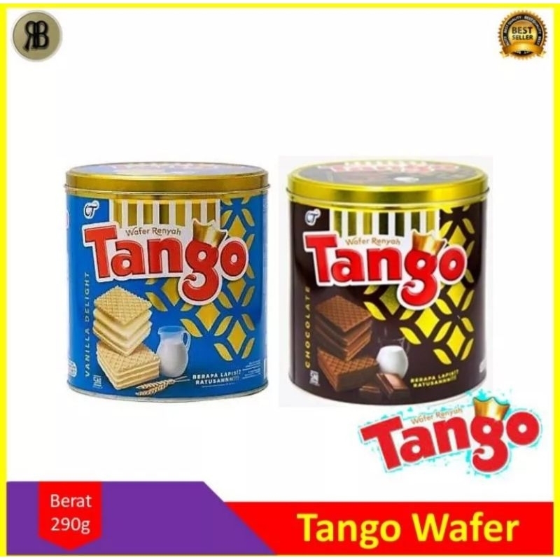 

Tango Wafer Kaleng 300 Gram / 290 Gram Vanilla Coklat