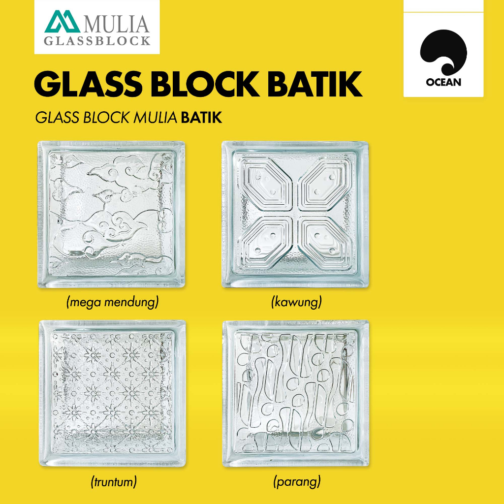 GLASS BLOCK MULIA SATUAN