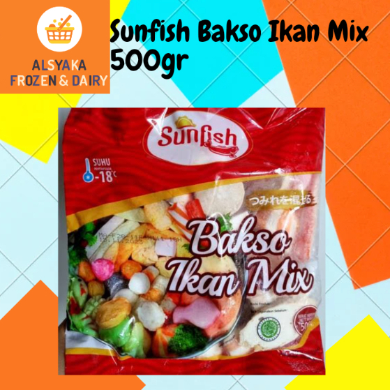

Sunfish Bakso Ikan Mix 500gr