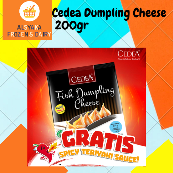 

Cedea Premium 200gr Chicken Dumpling/ Cheese Dumpling/ Fish Roll (Gratis Saus Teriyaki Pedas)