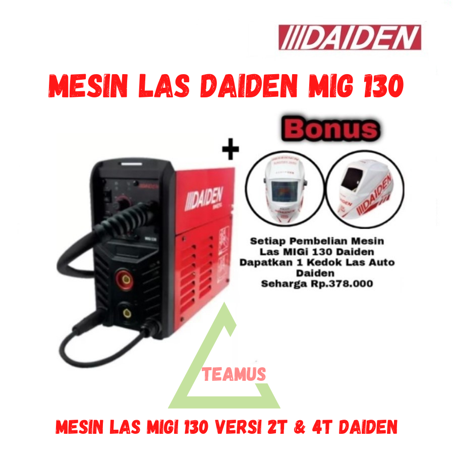MESIN LAS DAIDEN MIGi 130 MESIN LAS CO DAIDEN MIG 130 TRAVO LAS INVERTER LAS CO2 MIGi 130 DAIDEN