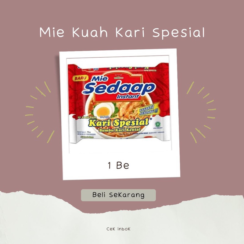 

Mie Kuah kari Spesial Md