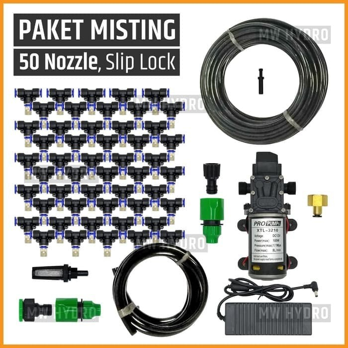 Paket Misting / Kabut / Embun, 50 Mist Nozzle / Titik