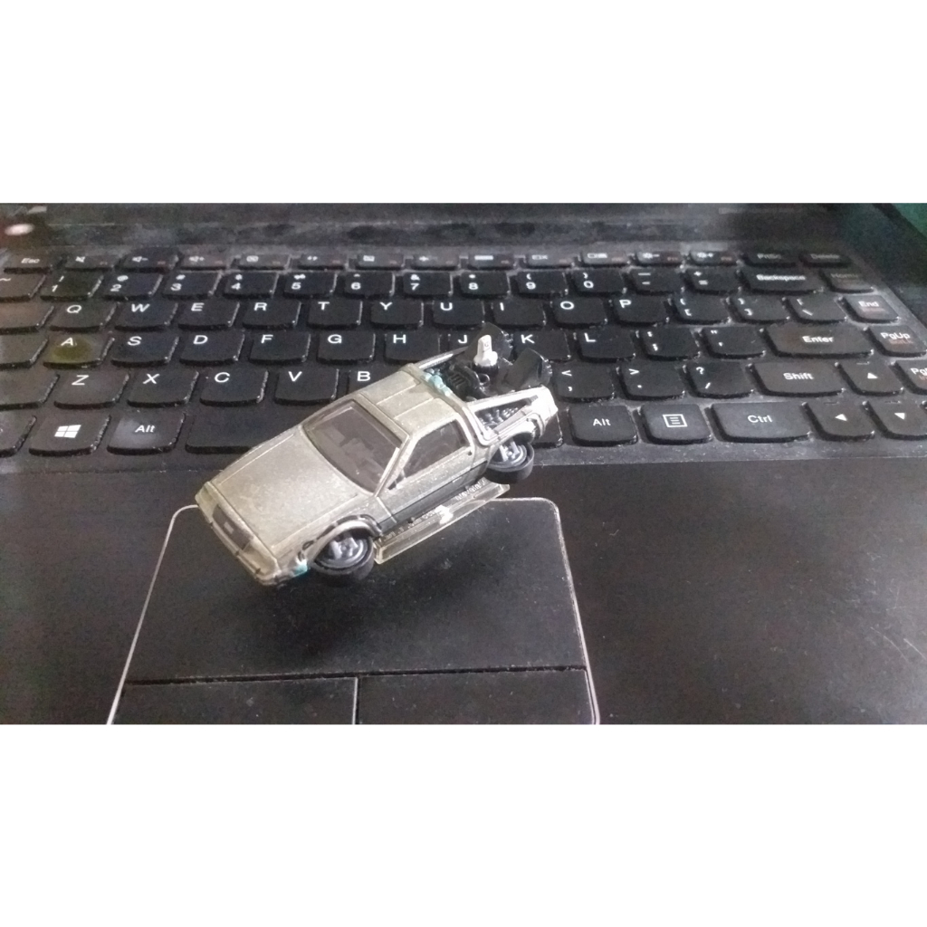 HOT WHEELS LOOSE RETRO BACK TO THE FUTURE TIME MACHINE HOVER MODE