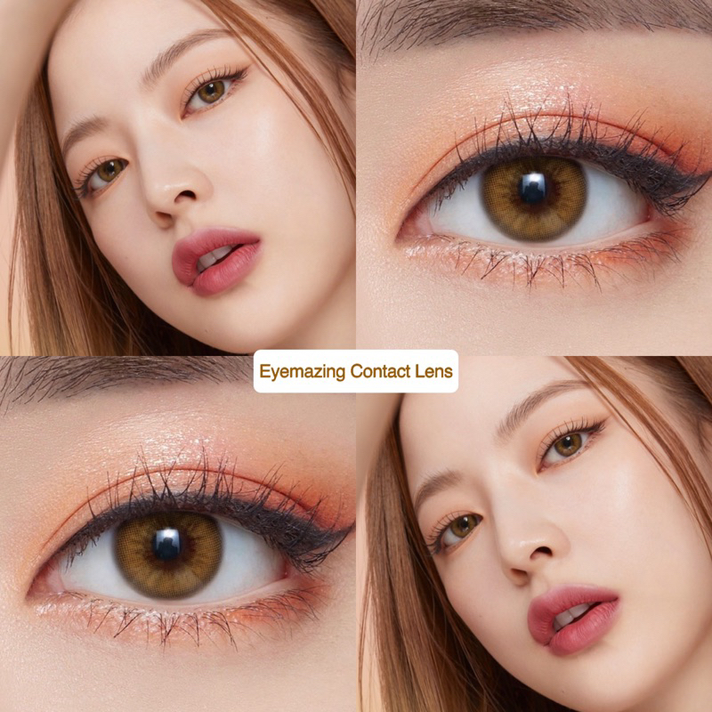 EYEMAZING Softlens - EMILY Hazel / Brown / Coklat Normal Minus Beda Minus