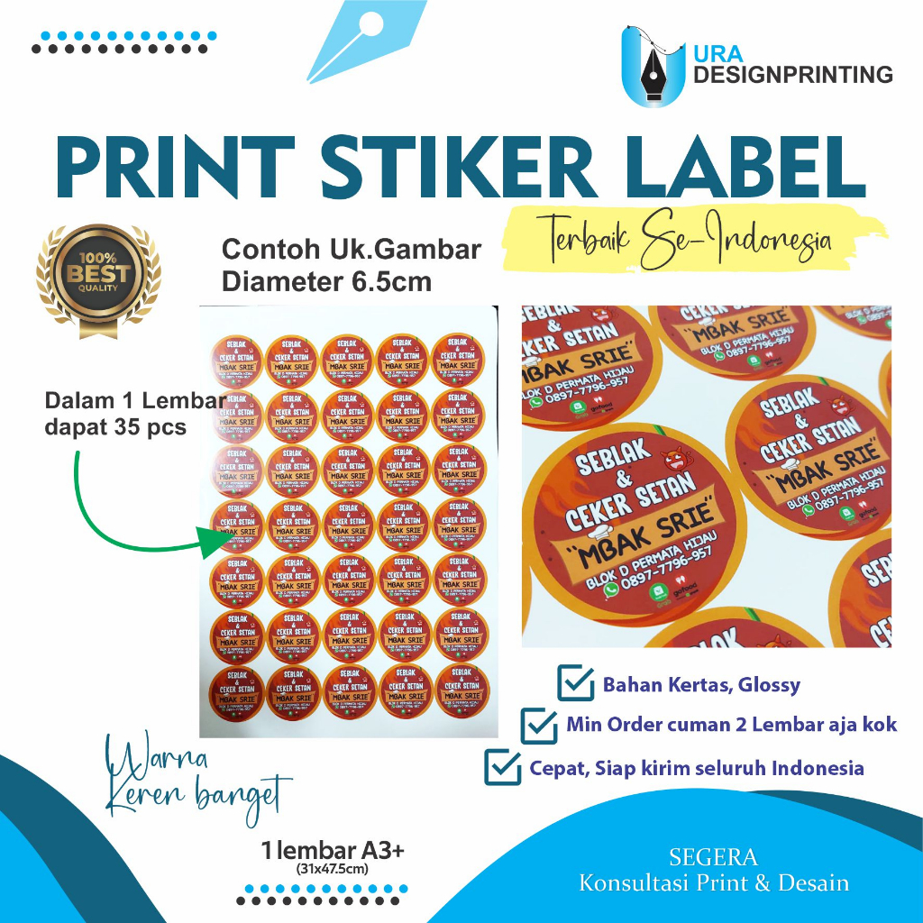 

STIKER LABEL BANDUNG MURAH BERKUALITAS