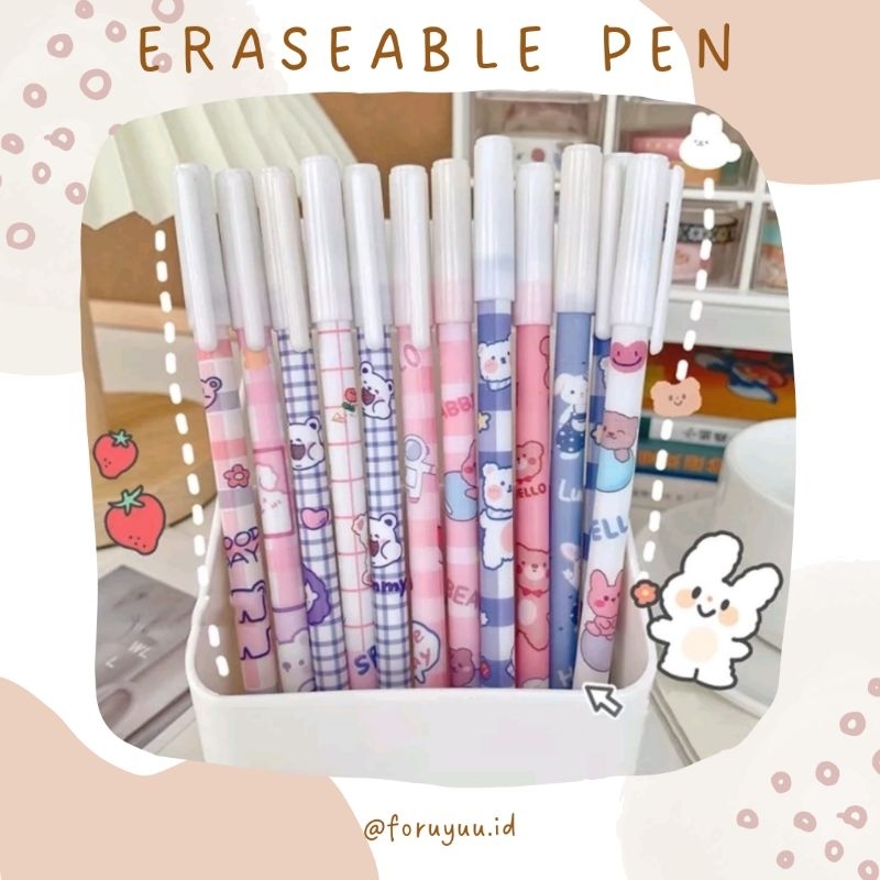 

《 FORUYUU.ID | STATIONARY 》 ERASEABLE PEN ERASEABLE GEL PEN PEN BISA DIHAPUS PEN LUCU PEN KARAKTER PULPEN GEL HAPUS PEN GEL