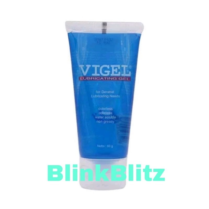 Vigel Lubricating Gel 60 gr Pelumas Pria Lubricant Tidak Berbau Konimex