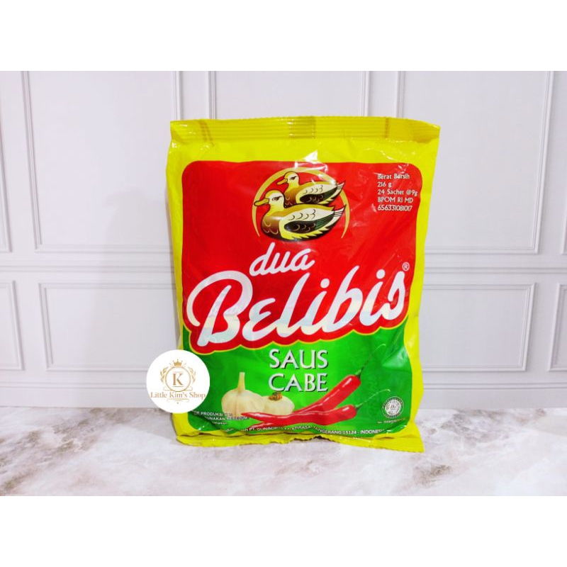 

READY EXP 08/24 Dua Belibis Saus Cabe Sachet 9 gram ( 1 Pack Isi 24 Pcs ) / Saus Sambal Sachet / Chili Sauce / Sambal Bakso Sambal Bakmi / Sembako Bumbu Dapur / Little Kim's Shop