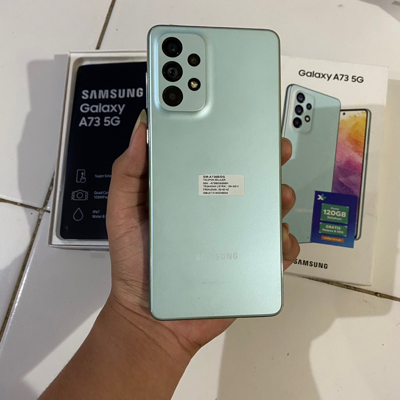 Samsung Galaxy A73 8/256gb Second Garansi Resmi