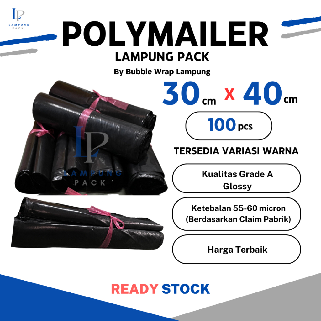 

Kantong Plastik Packing Polymailer cm Isi 100pcs Lampung - Putih Kuning Pink Hitam Ukuran 30x40
