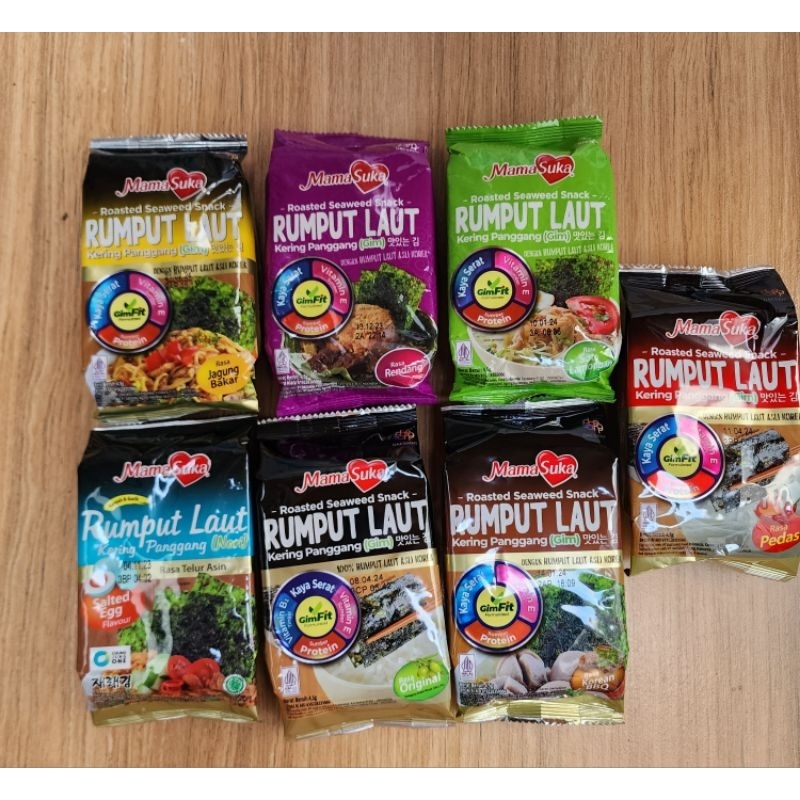 

Nori Rumput Laut Snack Mamasuka 1pcs BUKAN 1pak