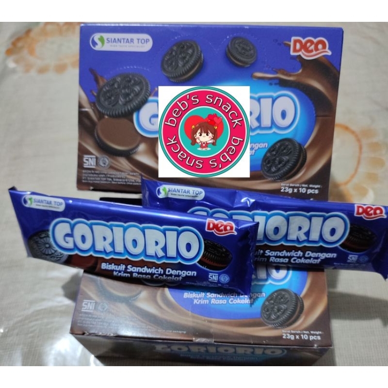 

Biskuit Goriorio rasa coklat/vanila isi 10 pcs