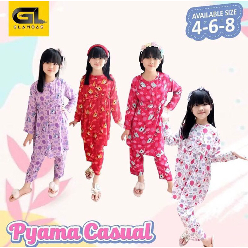 baju anak / piyama cewek/ piyama rayon / setelan / setelan anak / setelan anak perempuan / setelan a