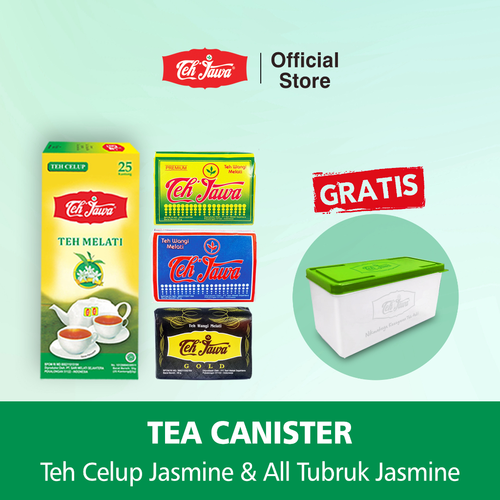 

(Bundling) Teh Jawa SBY - Teh Celup Jasmine & All Tabur FREE Canister