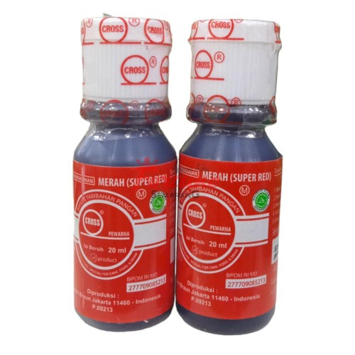 

PEWARNA CROSS SUPER RED 20ML