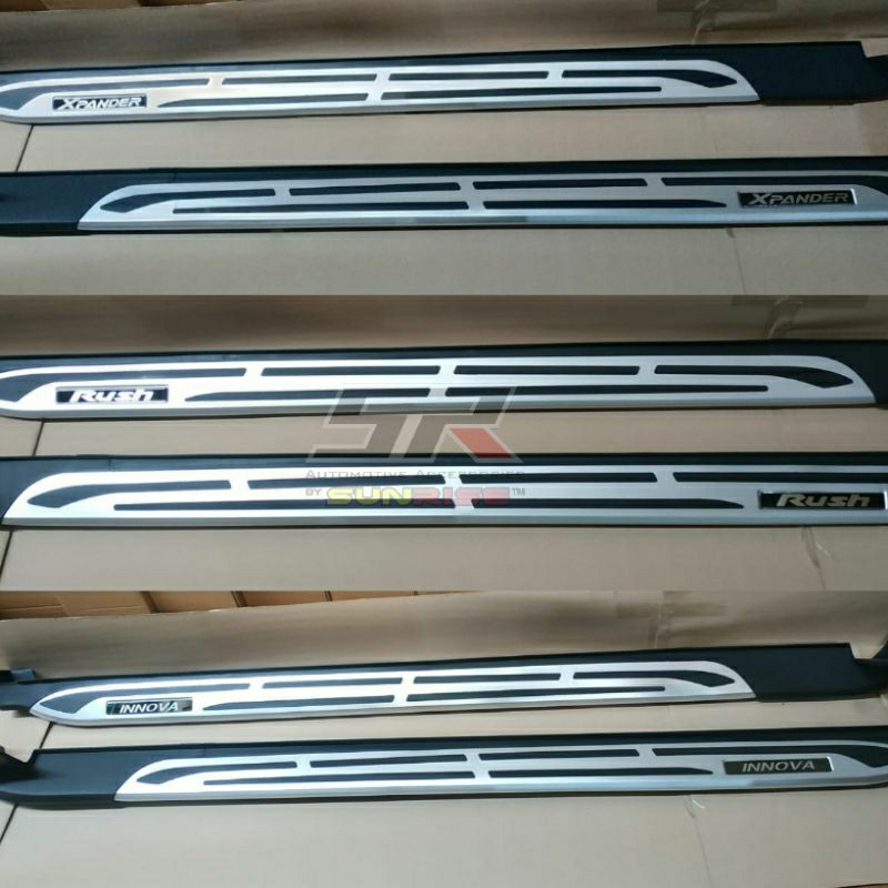 Pijakan Samping Mobil/Footstep Rush Footstep Innova Footstep Xpander Pijakan Kaki Mobil Ori