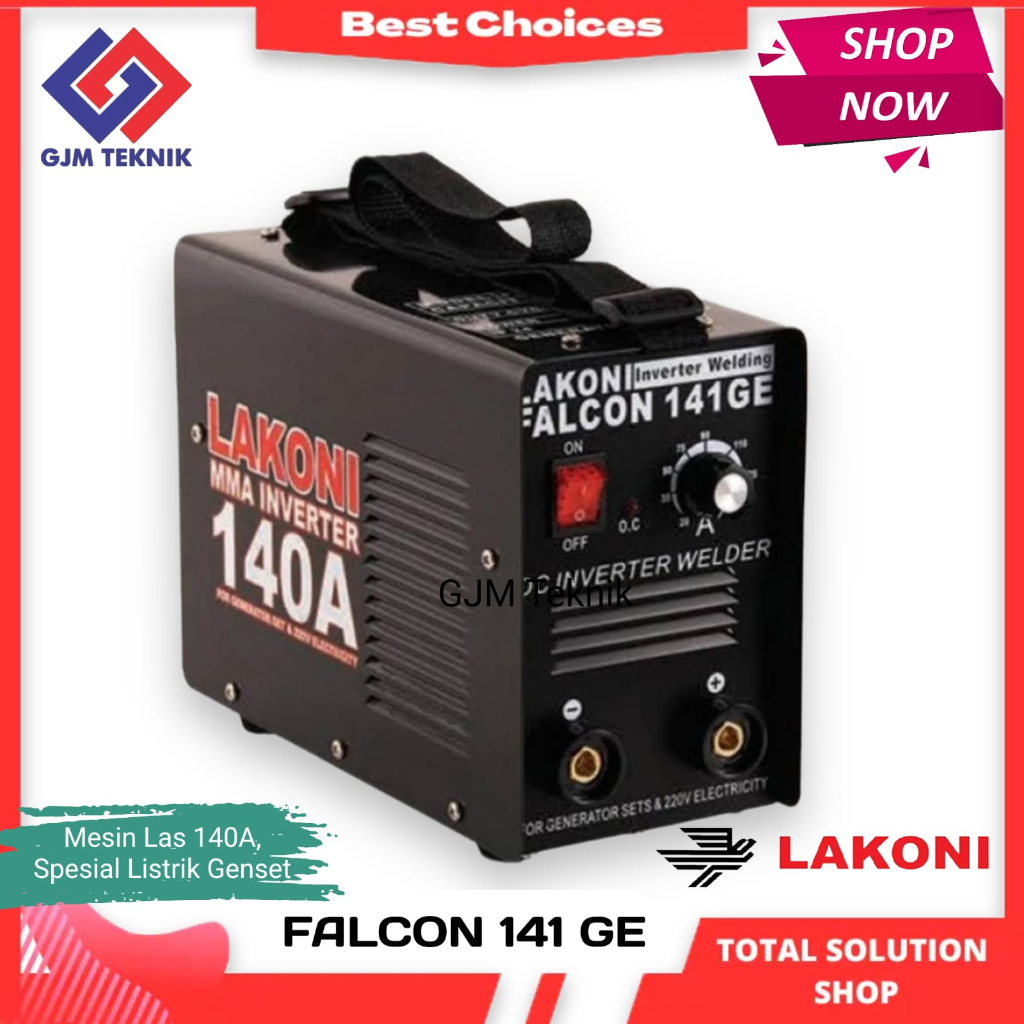 Mesin Las Lakoni Falcon 141GE - Mesin Trafo Las MMA - murah