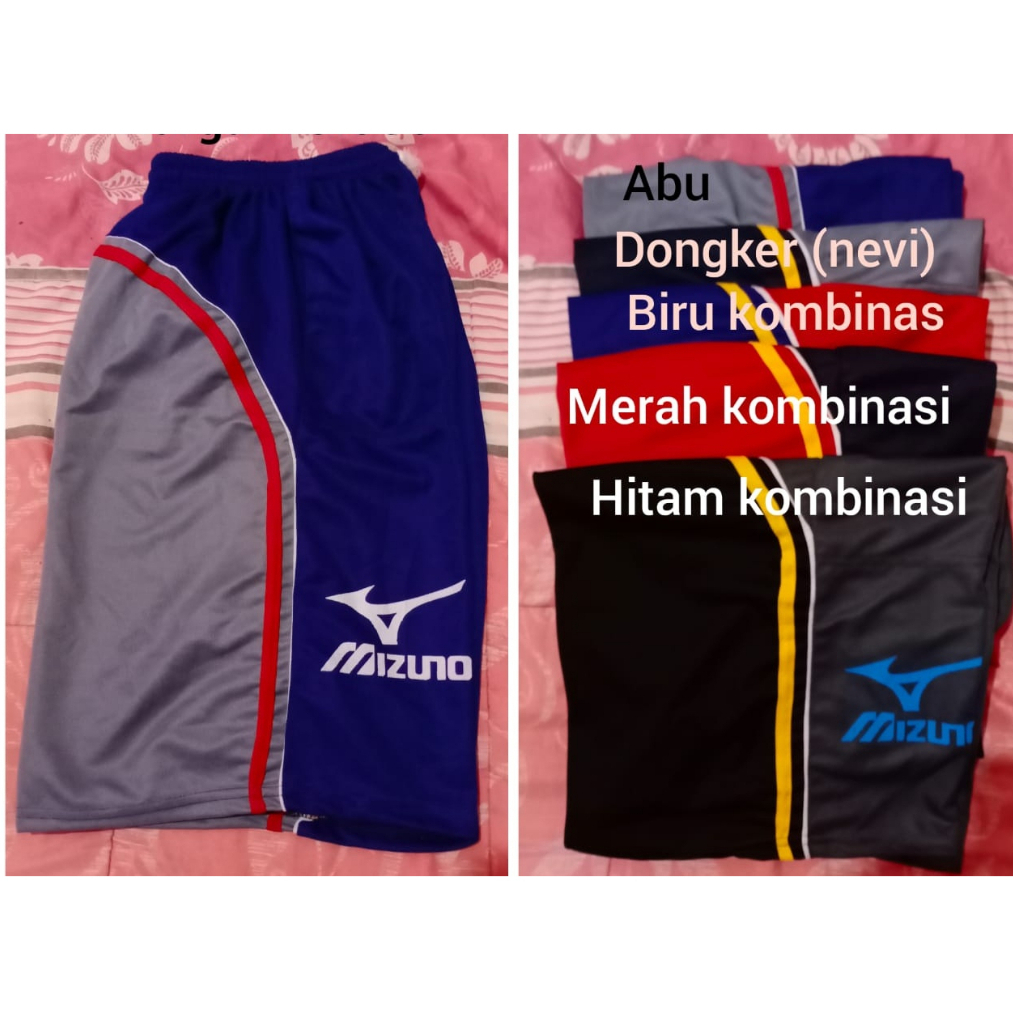 CELANA PENDEK / celana mizuno / celana kolor