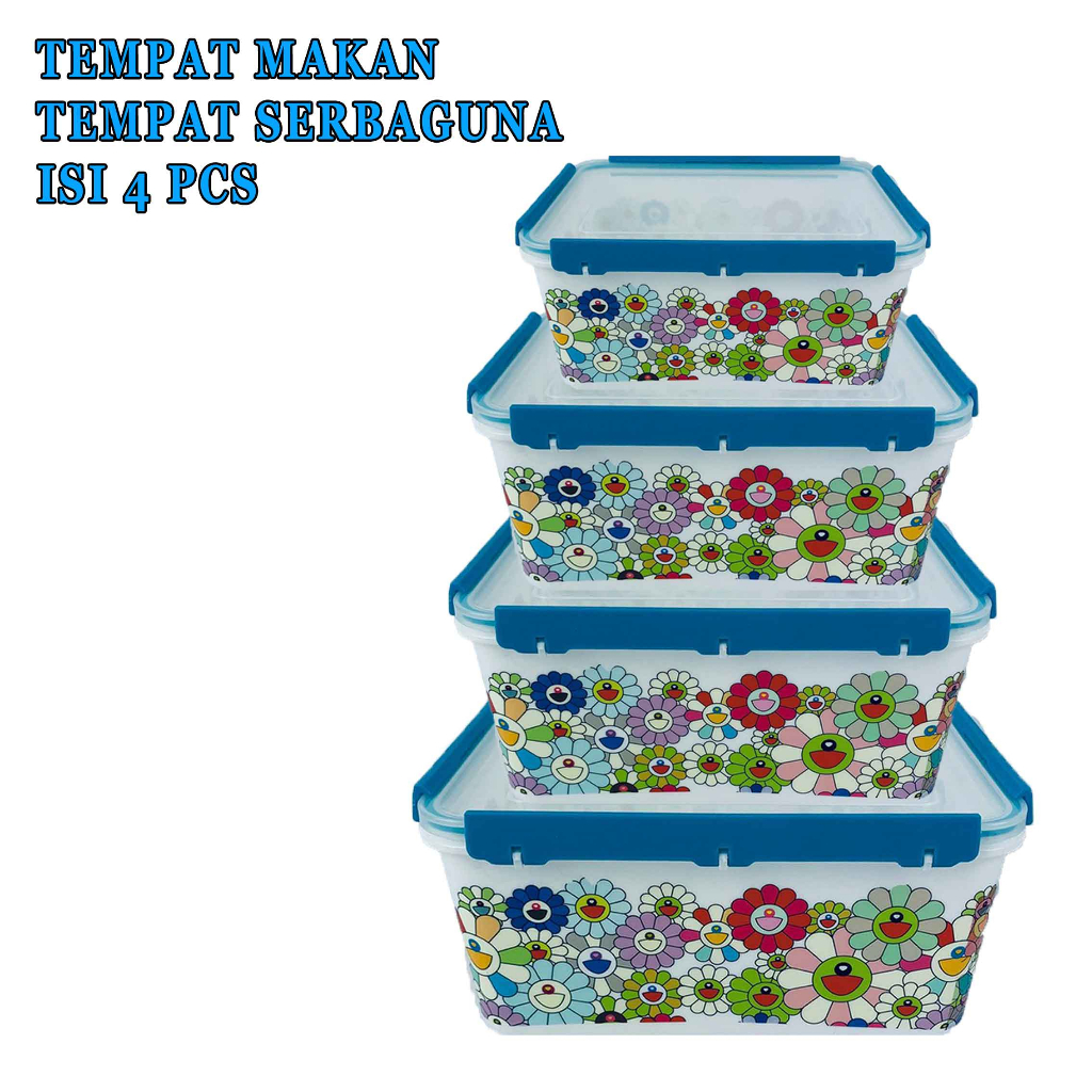 Tempat makan 3 warna* Tempat makan 4 ukuran* Tempat makan impor