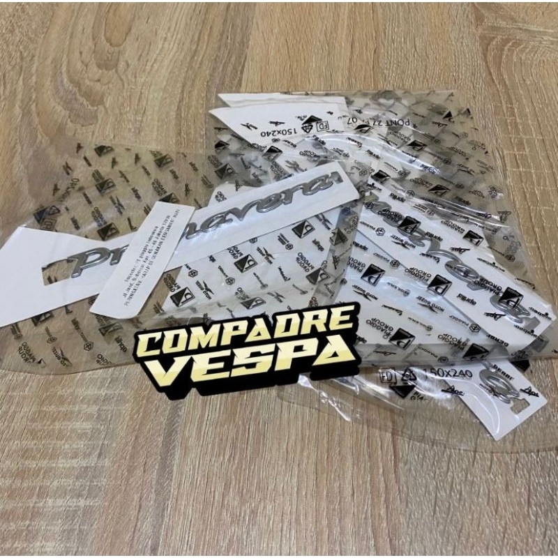 sticker vespa primavera logo emblem original