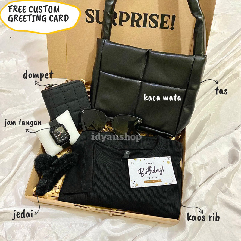 [IDYANS] TAS PUFFY BAG GIFTBOX KADO HAMPERS TAS WANITA TAS BAHU