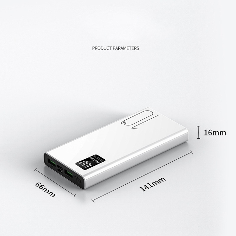 Power Bank Dual USB Fast Charging 22.5W 10000mAh - PD22 - White