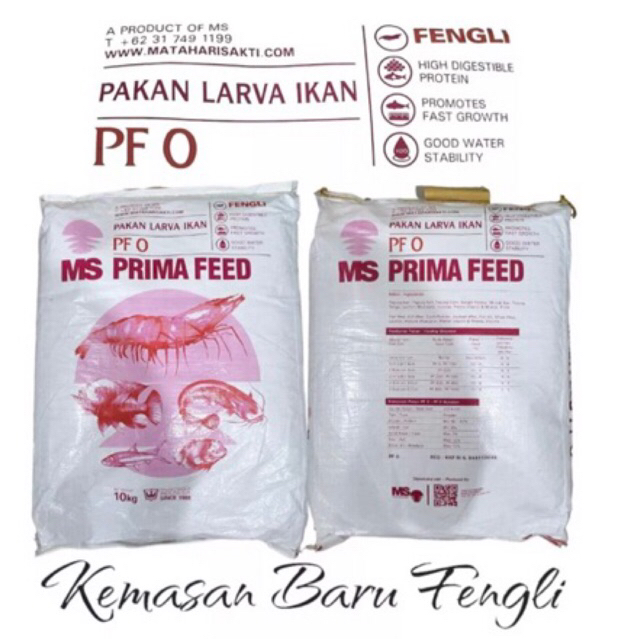 Fengli 0 Prima Feed 10kg (1karung)