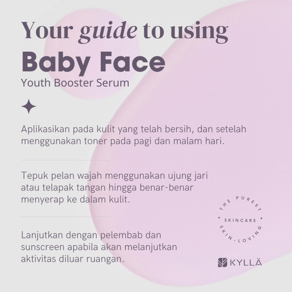 KYLLA Baby Face Youth Booster Serum 35ml SERUM WAJAH ANTI AGING MENCEGAH KERIPUT