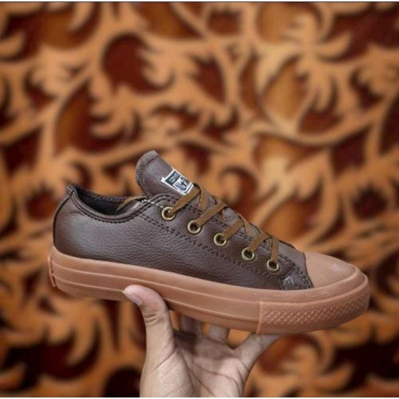 SEPATU CONVERSE ALL STAR Coklat fashion pria sneakers kerja santai jalan jalan cowok