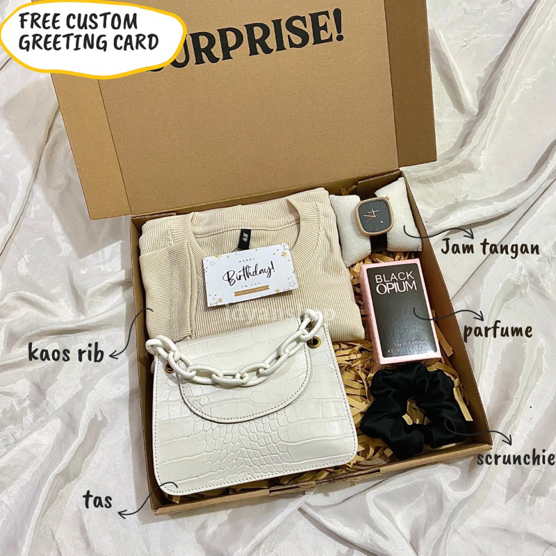 [IDYANS] TAS CROCO MINI HAMPERS GIFTBOX KADO REKOMENDED TAS BAHU WANITA