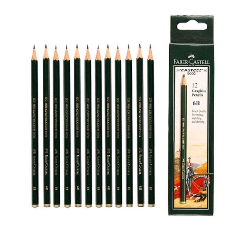 

Pensil Faber Castell 9000 2B