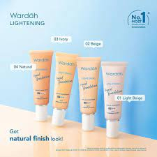Wardah Lightening Liquid Foundation 6ml KECIL | Alas Bedak/BB CC DD Cream/Matte/Compact/Loose/Pelemb