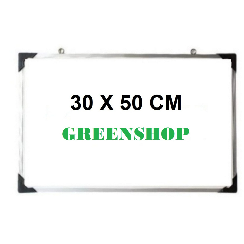 

Papan Tulis spidol dan kapur / Whiteboard / Blackboard ukuran 30x50 BACA DESKRIPSI!!!
