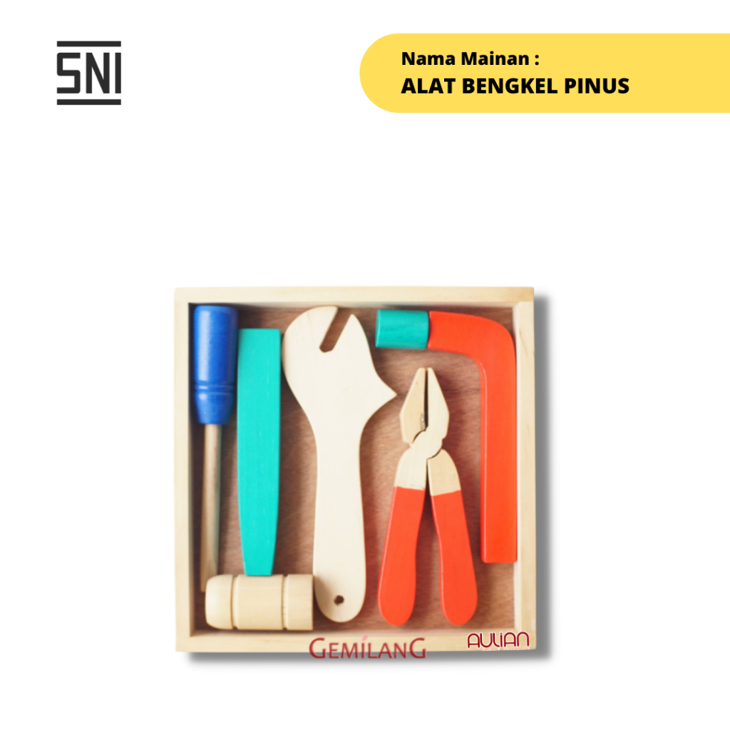 ALAT BENGKEL MAINAN KAYU/ MAINAN EDUKASI / ALAT PERAGA EDUKASI / MAINAN MONTESSORI