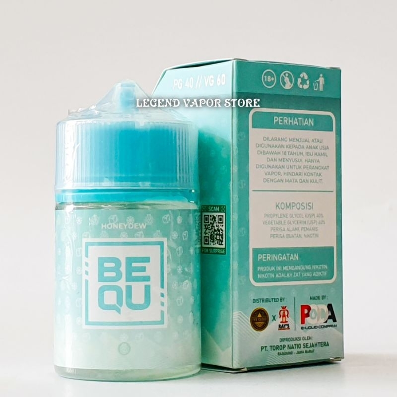 FREEBASE - LIQUID BEQU Honeydew 60ML 3MG AUTHENTIC