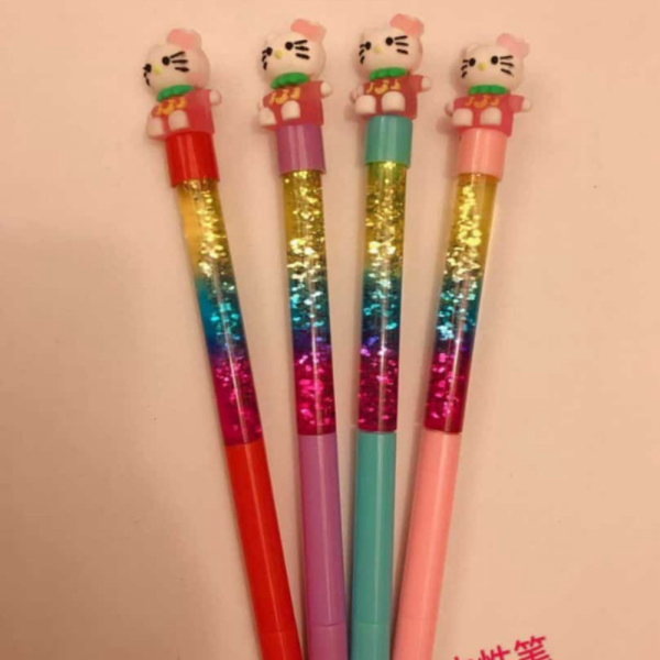 

Dijual pen gel hello kitty gliter air 12 pcs tinta hitam Diskon