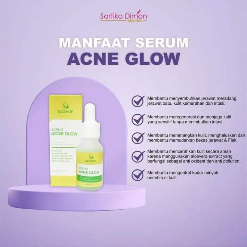 Serum Acne Glow SS Glow Up by Sartika Diman Skincare